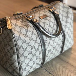 Gucci Coated Canvas Medium Joy Boston Bag